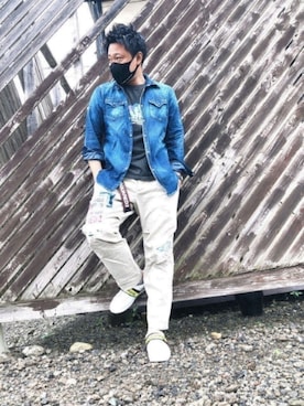 DSQUARED2のシャツ/ブラウスを使った人気ファッションコーディネート