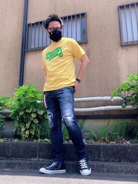 yohさん(メンズ・184cm)の春コーディネート