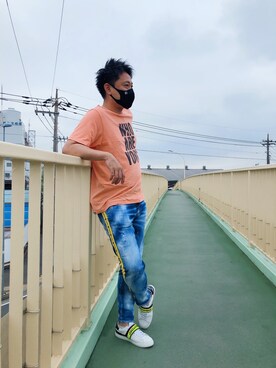 yohさん（メンズ・184cm）の夏コーディネート