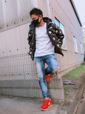 「muta（ムータ）のアイテム」を使った、yohさん（メンズ・184cm）の秋コーディネート