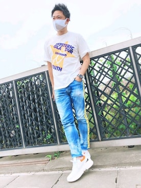 yohさん（メンズ・184cm）の夏コーディネート