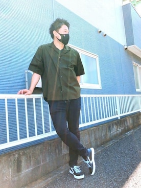 yohさん（メンズ・184cm）の夏コーディネート