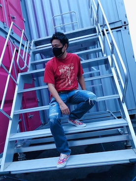 yohさん（メンズ・184cm）の夏コーディネート