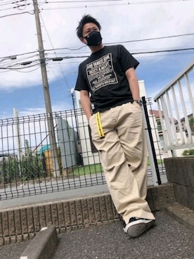 「DSQUARED2（ディースクエアード）のアイテム（チノパンツ）」を使った、yohさん（メンズ・184cm）の秋コーディネート
