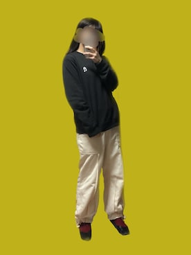 「BITTOKO（ビットコ）のアイテム（パンツ）」を使った、遊さん（レディース・158cm）の秋コーディネート