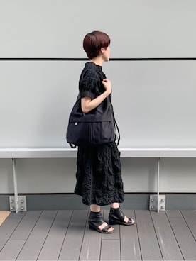 「HIROKO HAYASHI（ヒロコハヤシ）のアイテム（バックパック/リュック）」を使った、iw_HHさん（レディース・160cm）の夏コーディネート