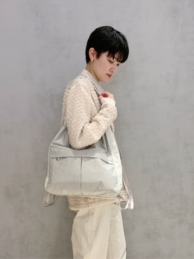 「HIROKO HAYASHI（ヒロコハヤシ）のアイテム（バックパック/リュック）」を使った、iw_HHさん（レディース・160cm）の夏コーディネート