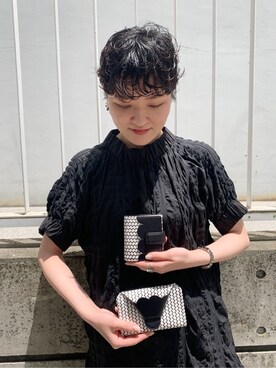 「ミニ財布」｜iw_HHさん（レディース・160cm）の夏コーディネート