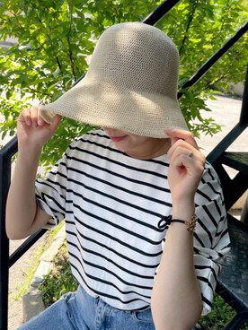 「ボーター」｜cemonemoさん（レディース・160cm）の夏コーディネート