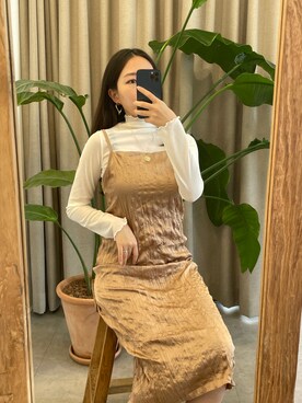 「CEMONEMO（セモネモ）のアイテム（ワンピース/ドレス）」を使った、cemonemoさん（レディース・160cm）の秋コーディネート