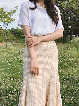 cemonemoさん（レディース・160cm）の夏コーディネート