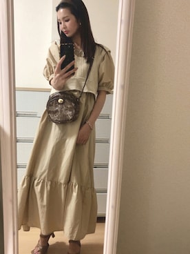 「FREE'S MART（フリーズマート）のアイテム（アクセサリー）」を使った、pekoさん（レディース・158cm）の夏コーディネート