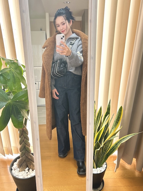 セール】レディース モコモコ きれいめ ロング ボアコート 暖かい