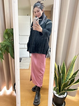 「スパンコール」｜「アイテム（その他）」を使った、pekoさん（レディース・158cm）の春コーディネート