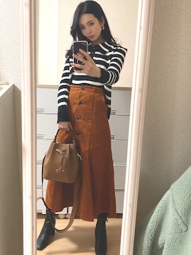 pekoさん（レディース・158cm）の冬コーディネート