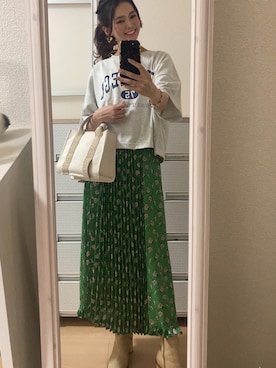 「FREE'S MART（フリーズマート）のアイテム（アクセサリー）」を使った、pekoさん（レディース・158cm）の夏コーディネート