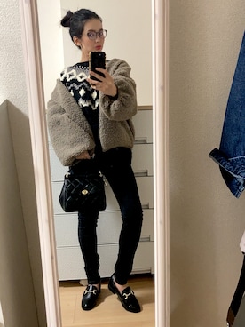 pekoさん（レディース・158cm）の冬コーディネート