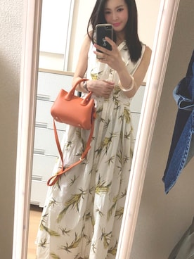 「GU（ジーユー）のアイテム（アクセサリー）」を使った、pekoさん（レディース・158cm）の夏コーディネート