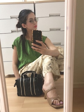 pekoさん（レディース・158cm）の夏コーディネート