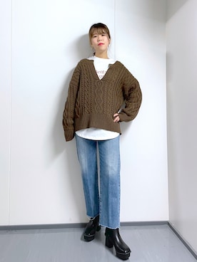 さわさん（レディース・163cm）の冬コーディネート