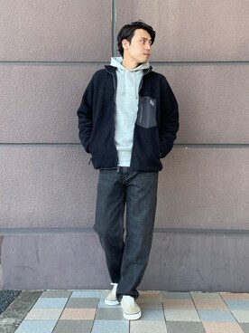 「Levi's（リーバイス）のアイテム（その他アウター）」を使った、kawabataさん（メンズ・175cm）の冬コーディネート