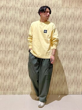 「CAMP7（キャンプセブン）のアイテム」を使った、kawabataさん（メンズ・175cm）の春コーディネート
