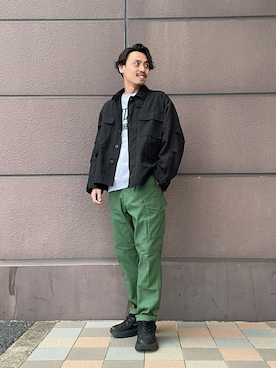 「CAMP7（キャンプセブン）のアイテム（ジャケット/アウター）」を使った、kawabataさん（メンズ・175cm）の冬コーディネート