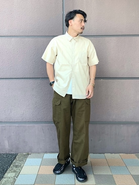 「KEEN（キーン）のアイテム（シューズ）」を使った、kawabataさん（メンズ・175cm）の夏コーディネート