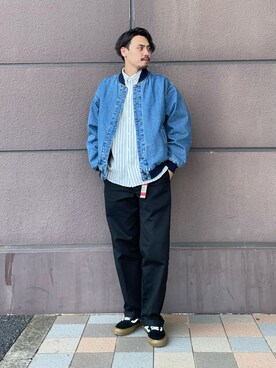 「Right-on」｜「アイテム（ジャケット/アウター）」を使った、kawabataさん（メンズ・175cm）の冬コーディネート