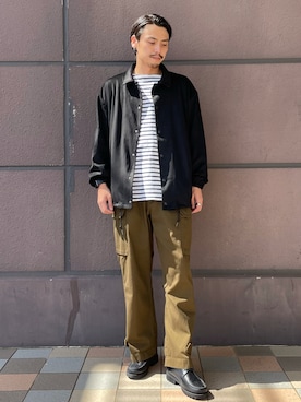 「BACK NUMBER（バックナンバー）のアイテム（ブルゾン）」を使った、kawabataさん（メンズ・175cm）の秋コーディネート