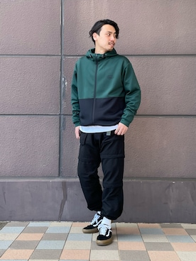 「CAMP7（キャンプセブン）のアイテム」を使った、kawabataさん（メンズ・175cm）の冬コーディネート