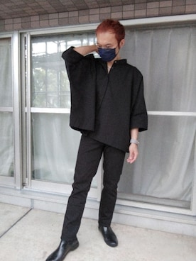 「プラスJ」｜「アイテム（アクセサリー）」を使った、エース（ace）さん（メンズ・173cm）の夏コーディネート