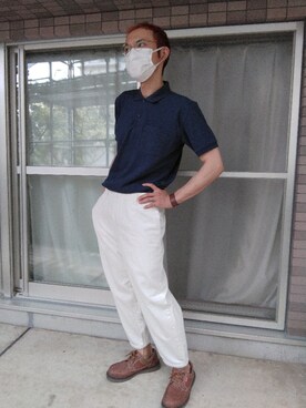 「RAGEBLUE（レイジブルー）のアイテム（バングル/リストバンド）」を使った、エース（ace）さん（メンズ・173cm）の夏コーディネート
