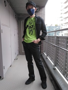 「UNIQLOデニム」｜エース（ace）さん（メンズ・173cm）の秋コーディネート
