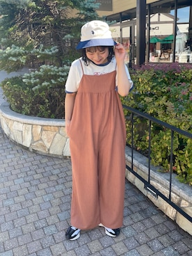 「CPCM」｜「アイテム（スニーカー）」を使った、Nanasaさん（レディース・155cm）の夏コーディネート