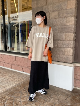 「CPCM」｜「アイテム（スカート）」を使った、Nanasaさん（レディース・155cm）の夏コーディネート