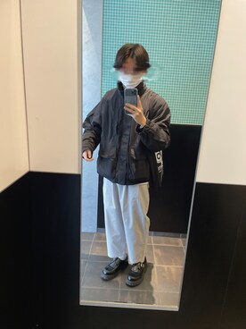 「RUUBON（ルーボン）のアイテム（その他パンツ）」を使った、とまさん（メンズ・171cm）の冬コーディネート