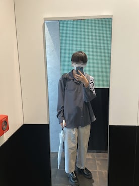 「RUUBON（ルーボン）のアイテム（その他パンツ）」を使った、とまさん（メンズ・171cm）の春コーディネート