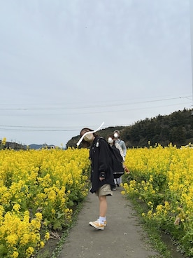 「SPINNS（スピンズ）のアイテム（チノパンツ）」を使った、mocoさん（レディース・153cm）の春コーディネート