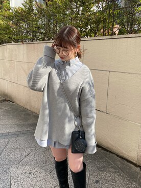 miyabiさん（レディース・153cm）の冬コーディネート