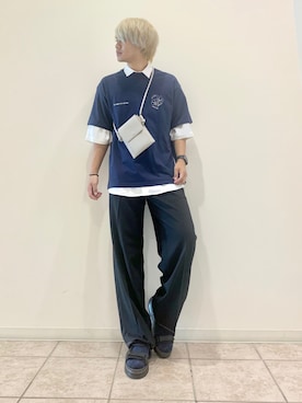 「Dr. Martens（ドクターマーチン）のアイテム（サンダル）」を使った、しゅんさん（メンズ・167cm）の夏コーディネート