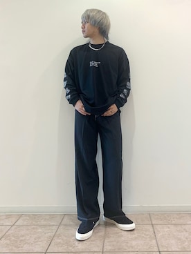 「CONVERSE（コンバース）のアイテム（スリッポン）」を使った、しゅんさん（メンズ・167cm）の夏コーディネート