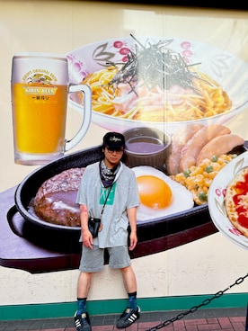 「アイテム（ソックス/靴下）」を使った、shakuremoguraさん（メンズ・169cm）の秋コーディネート