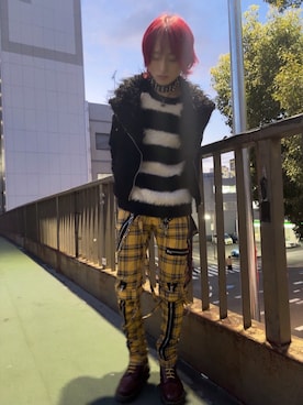 「BROWNY（ブラウニー）のアイテム」を使った、ながしさん（メンズ・173cm）の冬コーディネート