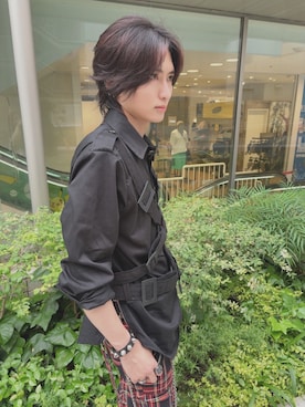 「パンク」｜ながしさん（メンズ・173cm）の春コーディネート