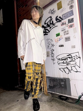 「Vivienne Westwood(ヴィヴィアンウエストウッド)のアイテム(リング)」を使った、ながしさん(メンズ・173cm)の夏コーディネート