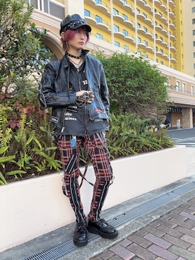 「REFLEM（レフレム）のアイテム」を使った、ながしさん（メンズ・173cm）の冬コーディネート