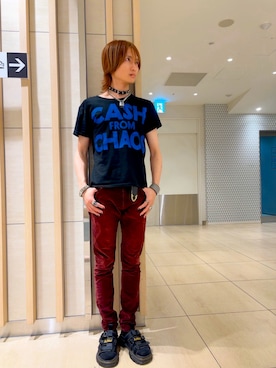 「SEDITIONARIES（セディショナリーズ）のアイテム」を使った、ながしさん（メンズ・173cm）の夏コーディネート