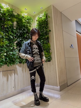 「ドクターマーチン」｜ながしさん（メンズ・173cm）の春コーディネート