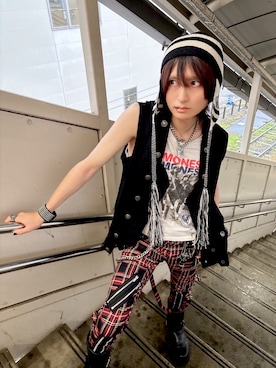 「ドクターマーチン」｜ながしさん（メンズ・173cm）の夏コーディネート